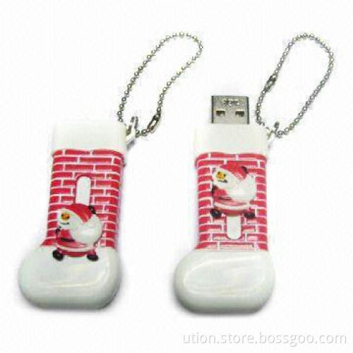 Multifunction USB Flash Drive, Suitable for Christmas, with Up to 16GB Memory Capacity